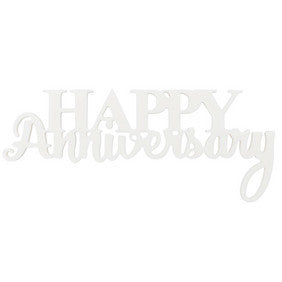 Happy Anniversary Gum Paste