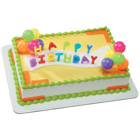 Happy Birthday Candles- Neon DecoSet®