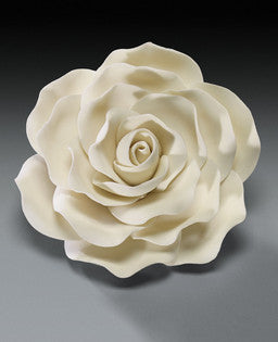 Ivory Rose Gum Paste Flower