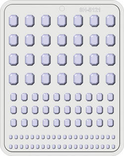 Hard Candy Mold Assorted Rectangles