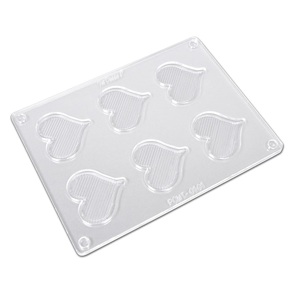 FD Patterned Heart candy mold