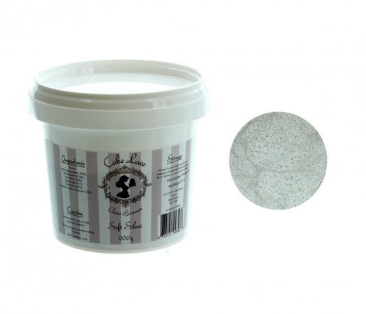 Cake Lace Pre-mixed - Pearlized Soft Silver