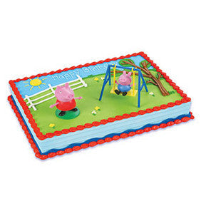 Peppa Pig Swing Set Cake Kit
