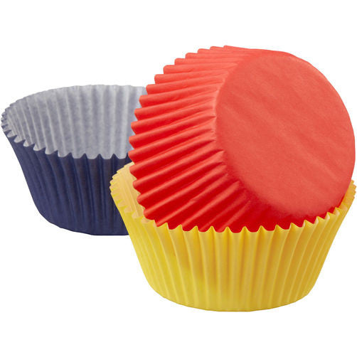Assorted Primary Color Baking Cups