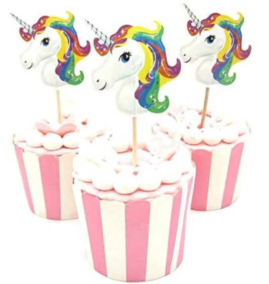 Unicorn Cupcake Picks