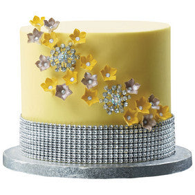 Silver Diamante Trim