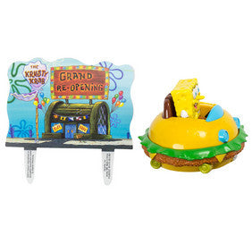 SpongeBob SquarePants Krabby Patty DecoSet