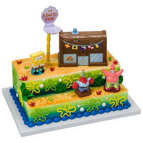 SpongeBob SquarePants Krusty Krab Signature Cake DecoSet
