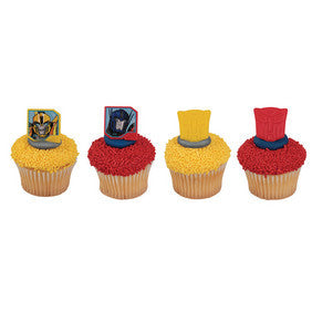 Transformers Mission Complete Cupcake Rings