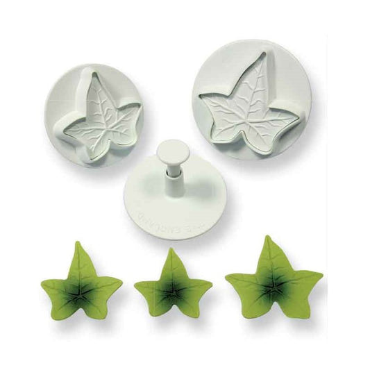 PME Veined Ivy Leafy Plunger Cutter Set