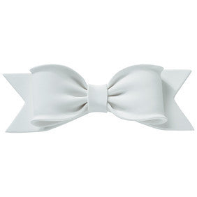 Gum Paste Bow - White