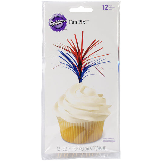 Wilton Patriotic Foil Fun Pix 12pk