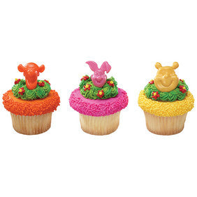 Winnie the Pooh, Tigger & Piglet Cupcake Rings