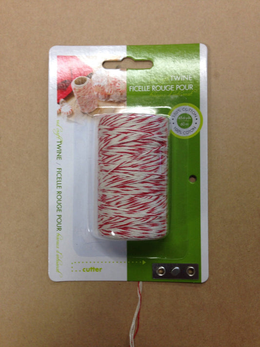 Red craft twine