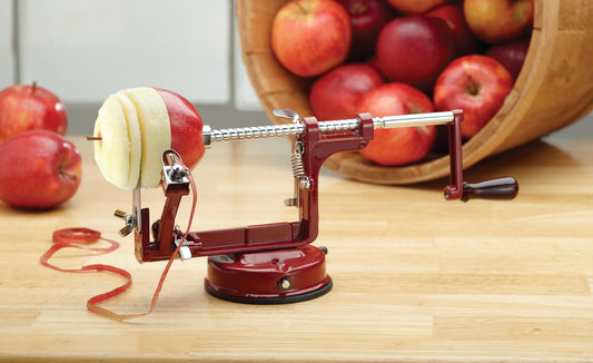 Triple-Action Apple Machine