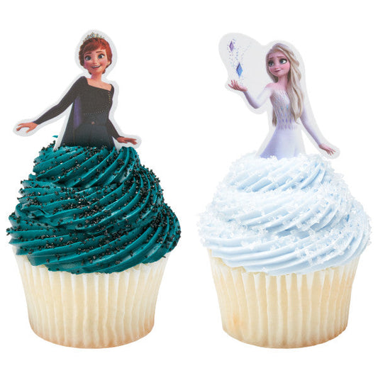 Anna and Elsa Cupcake pics