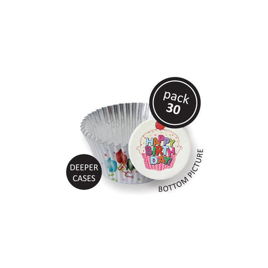 Balloons Foil Baking Cups