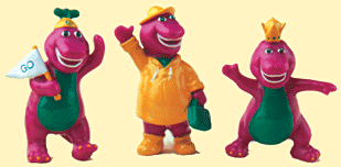 Barney Cake Toppers