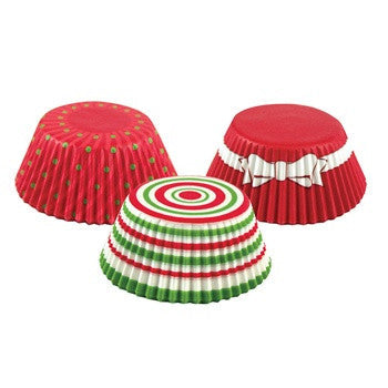 Christmas Circles Baking Cups