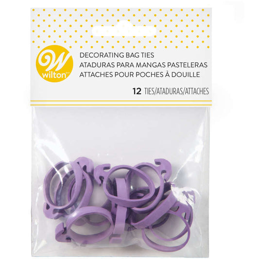 Reusable Rubber Piping and Decorating Bag Ties
