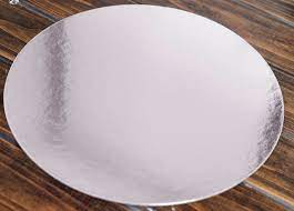 Silver die cut circles board