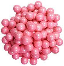 Shimmer Bright Pink Sugar Candy Decorations