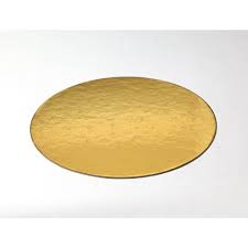 Gold die cut circles board