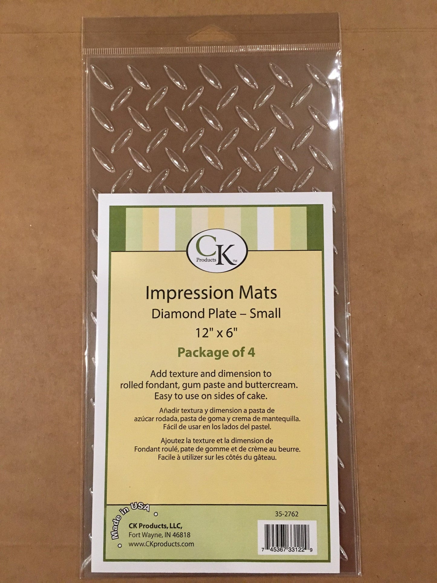 CK Impression mats diamond plate small