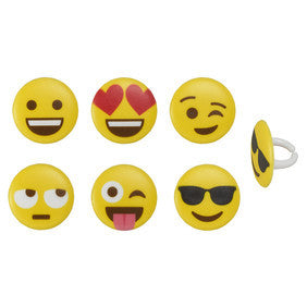 Emoji Cupcake Rings