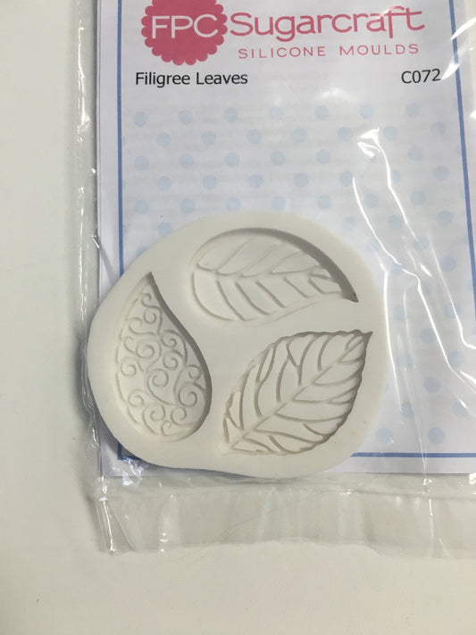 Filigree Leaves Silicone Mold