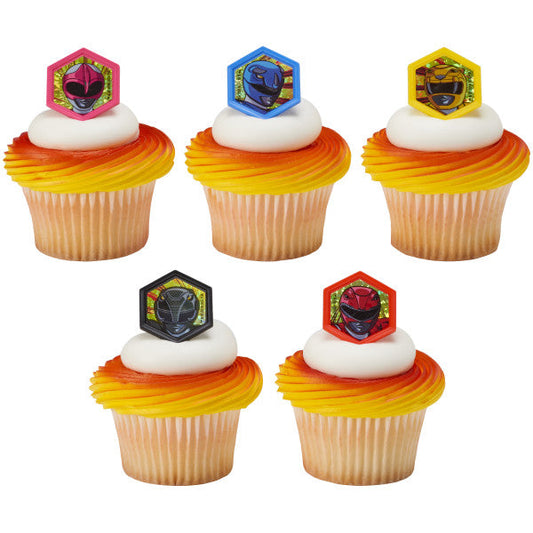 Power Ranger - It's Morphin Time - Cupcake Rings