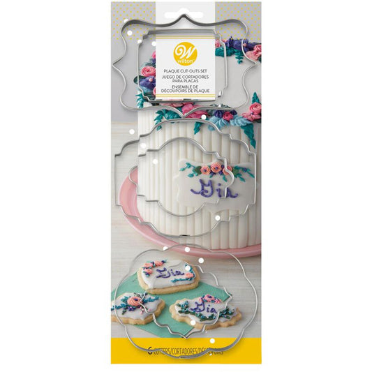 Fondant and Gum Paste Plaque Cut-Outs