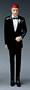 Plastic Groom- Black coat