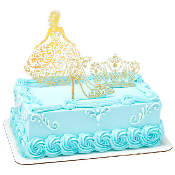 Quinceanera Cake Kit- Gold