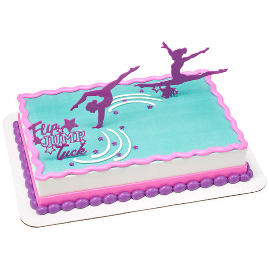 Flip, Jump, Tuck Cake Topper Kit