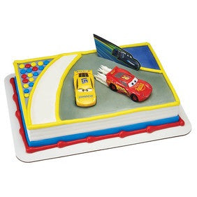 Cars Ahead of the Curve Cake Topper