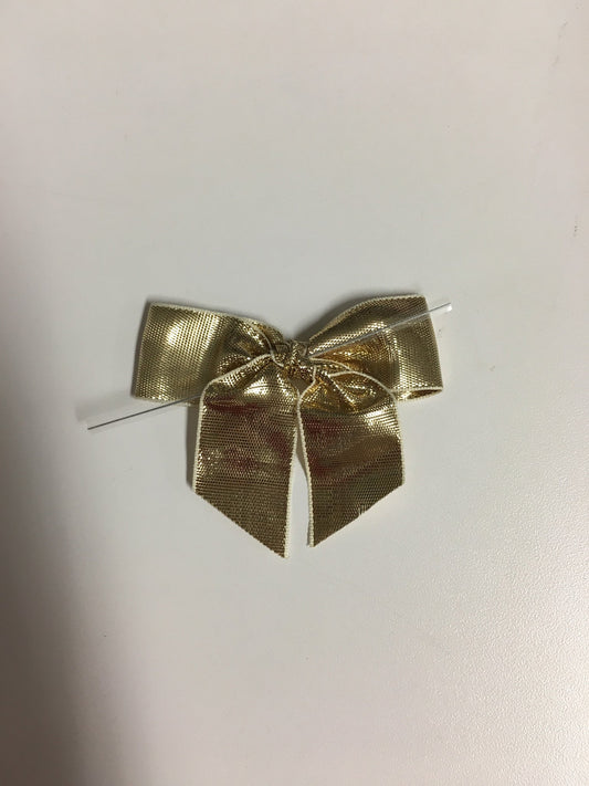 Gold Twist Tie Bows