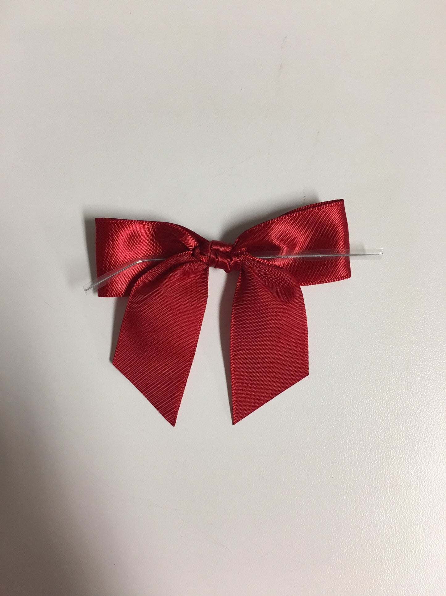 Red Twist Tie Bows