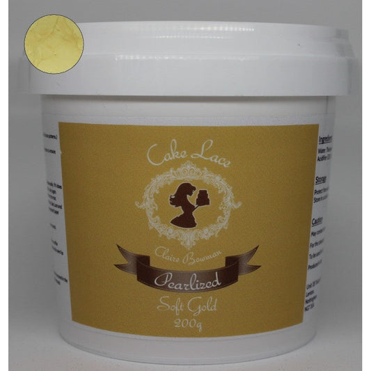 Pearlized Soft Gold Cake Lace