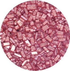 Pearlized Red Crystal Sugar