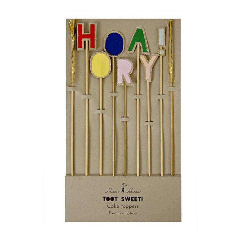 Meri Meri Hooray Cake Topper