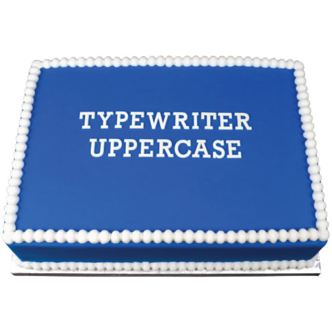 Typewriter Uppercase