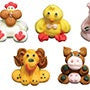 Royal Icing 3D Farm Animal Assortment
