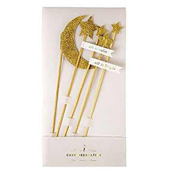 Meri Meri Stars and Moon Cake Topper