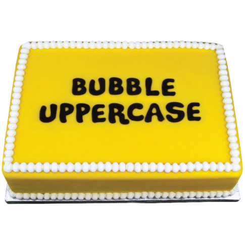 Bubble Uppercase