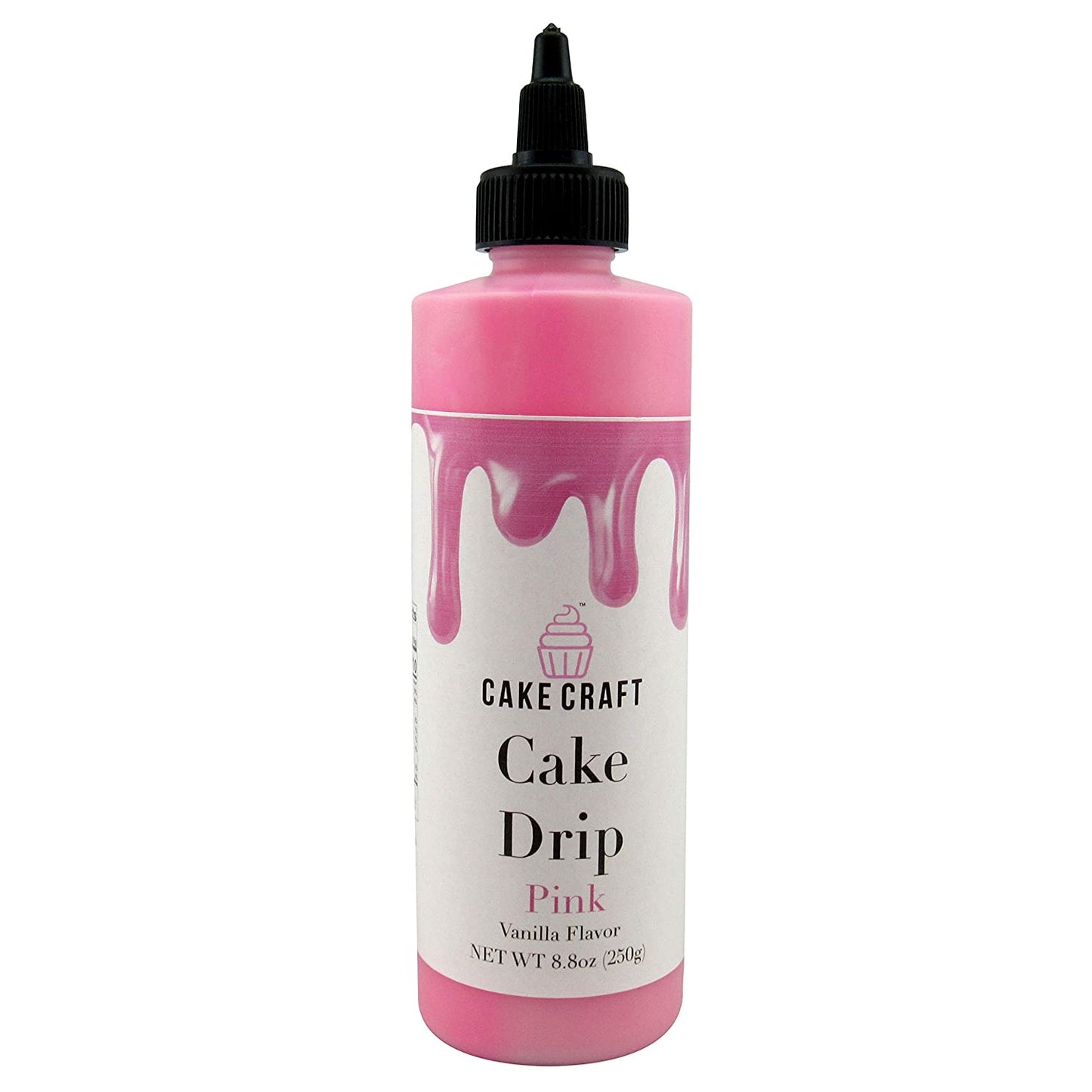 Cake Craft Rosy Pink Cake Drip (Chocolate Flavor) 8.8 Ounces