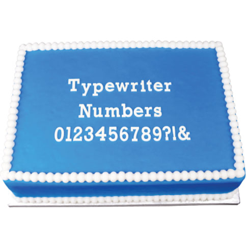 Typewriter Numbers
