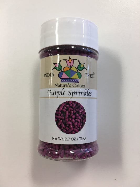 Purple Sprinkles Nature's Colors