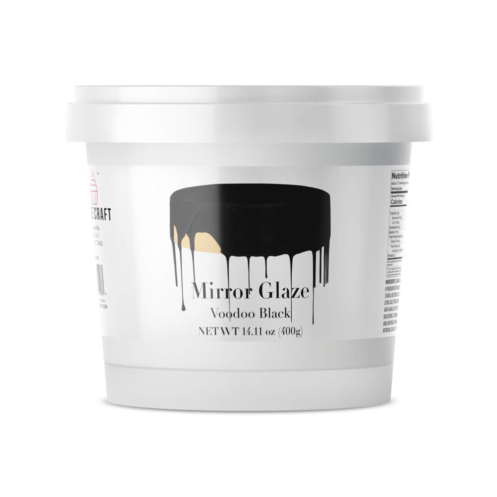 Cake Craft Voodoo black Mirror Glaze 14.10 Ounces