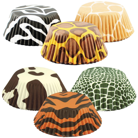 Animal Print Bake Cups